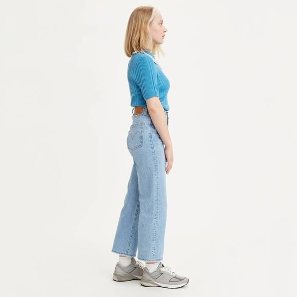 NWT Levi’s Premium Ribcage Straight Ankle Jeans Light Wash - Picture 2 of 11